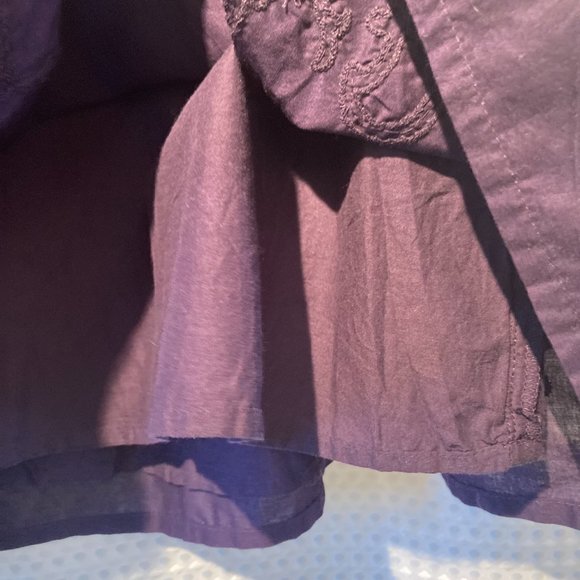 Esprit Purple Skirt with Beaded Accents - NWT - Picture 7 of 11